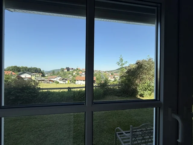 Aussicht ins Grüne und über Bodenmais