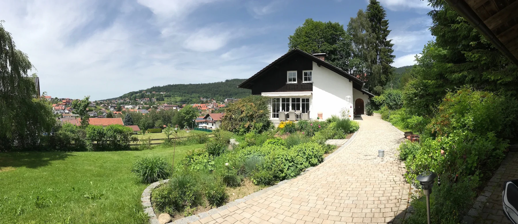 Haus Am Sonnenhang mit Garten und Blick auf Bodenmais
